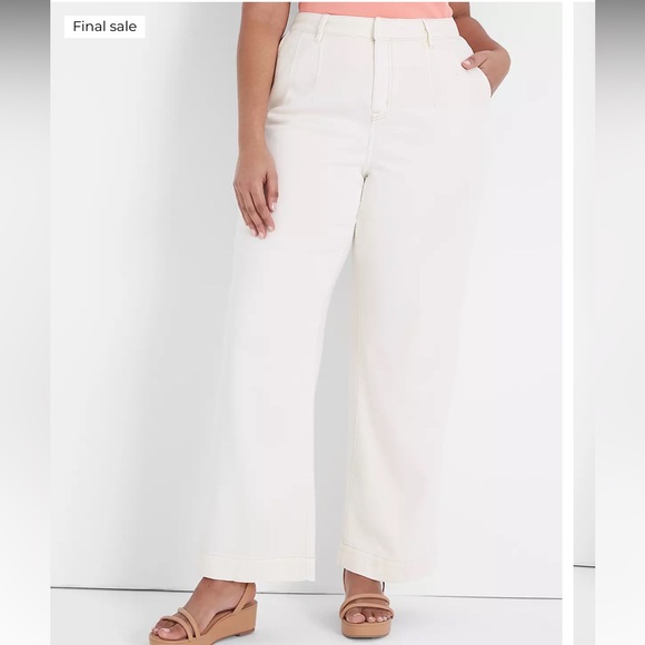 Signature Fit Fluid Wide Leg Trouser Jean - Picture 1 of 2